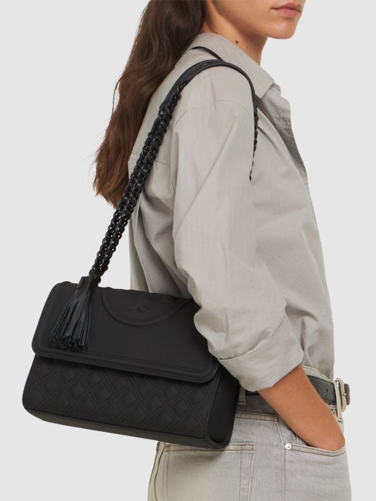 Tory Burch: Fleming Matte convertible shoulder bag - women_1 | Luisa Via Roma
