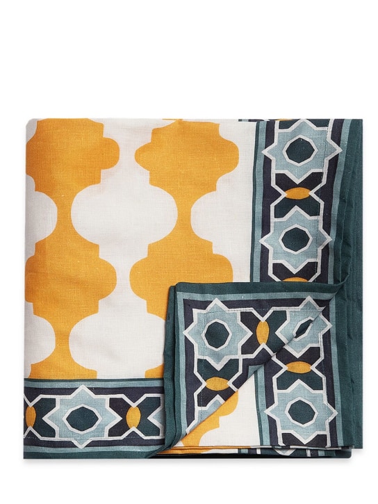 La Double J: Medium Plaza tablecloth - Yellow - ecraft_0 | Luisa Via Roma