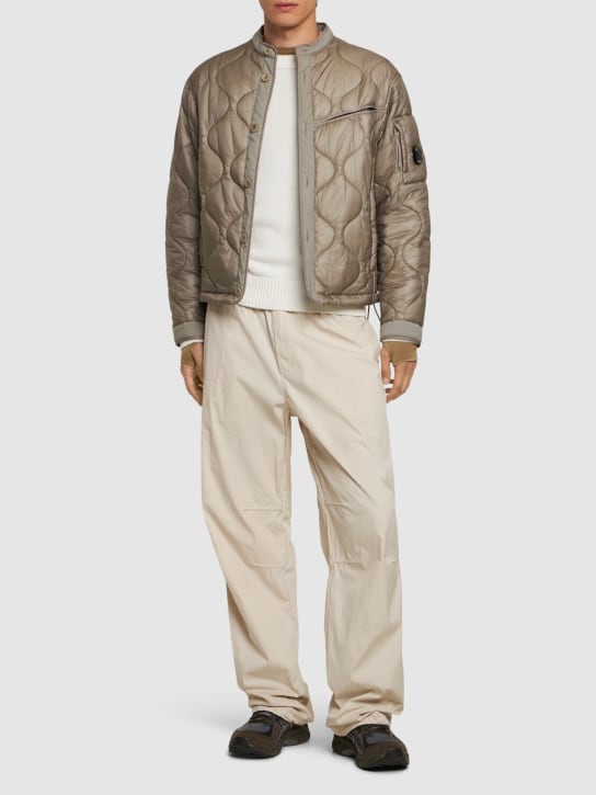 C.P. Company: Liner padded jacket - Vintage Khaki - men_1 | Luisa Via Roma