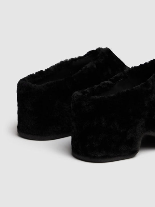 Dries Van Noten: Fur clogs - men_3 | Luisa Via Roma