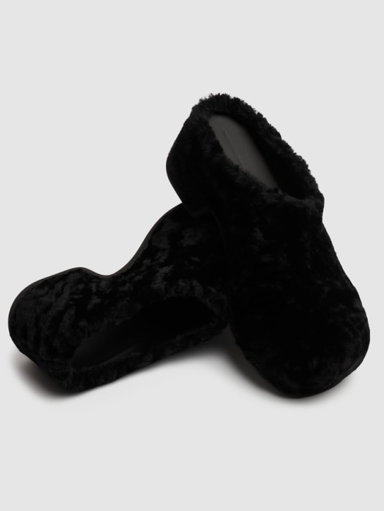 Dries Van Noten: Fur clogs - men_2 | Luisa Via Roma