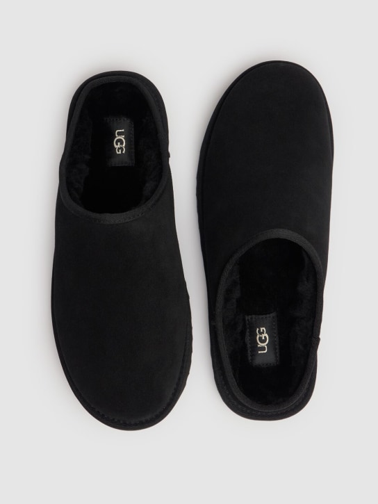 Ugg: 10mm Classic Slip-On shearling loafers - Black - men_2 | Luisa Via Roma