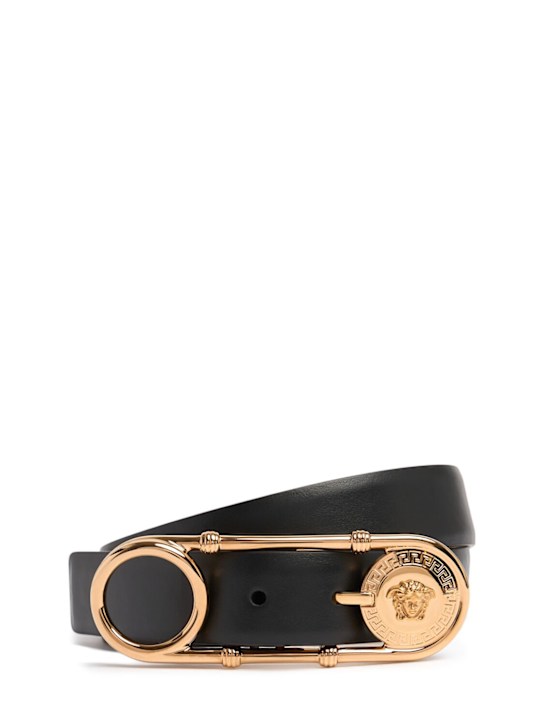 Versace: 30mm Leather belt - women_0 | Luisa Via Roma