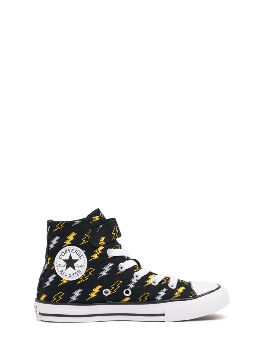 Converse: Sneakers aus Baumwollcanvas mit Druck "Skate" - Schwarz/Multi - kids-boys_0 | Luisa Via Roma