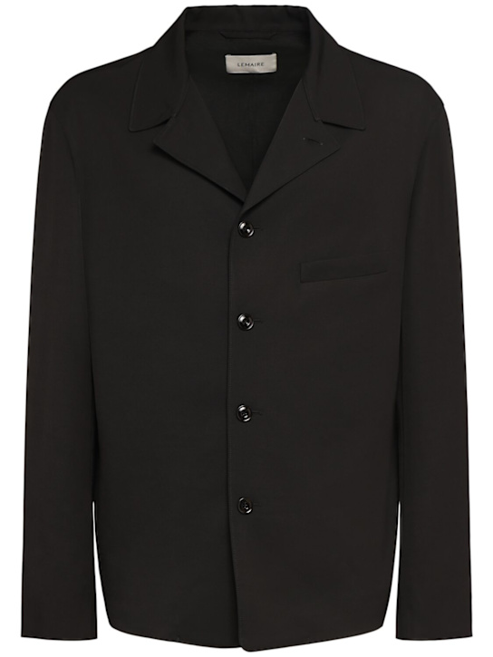 Lemaire: Tailored shirt jacket - men_0 | Luisa Via Roma