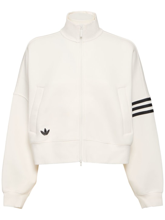 adidas Originals: Neuclassics track top - Cloud White - women_0 | Luisa Via Roma