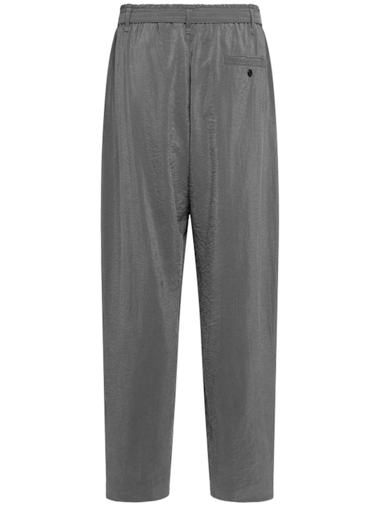 Lemaire: Pantaloni relaxed fit con cintura - Asphalt - men_3 | Luisa Via Roma