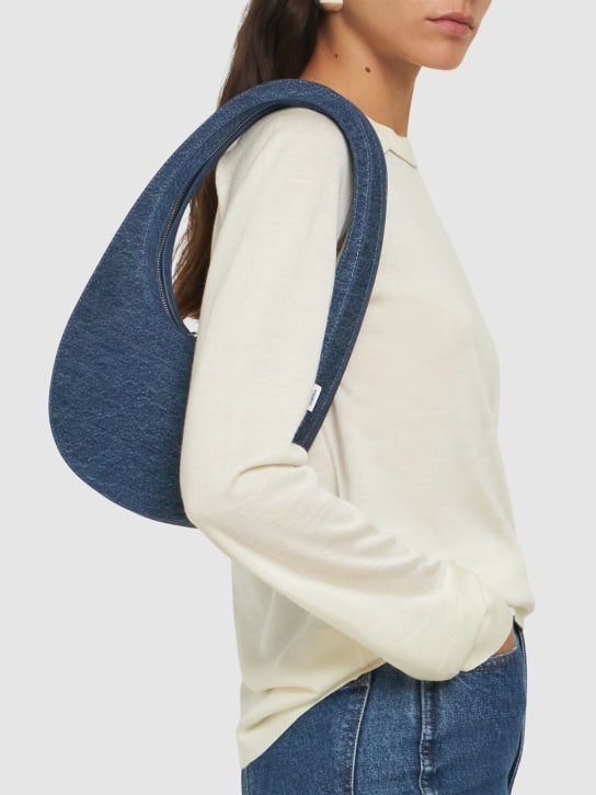 Coperni: Mini Swipe デニムトップハンドルバッグ - women_1 | Luisa Via Roma