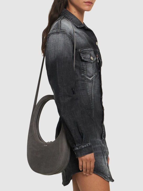 Coperni: Swipe leather crossbody bag - women_1 | Luisa Via Roma