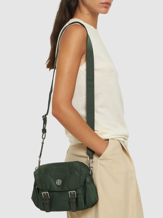 Tory Burch: Small Virginia nylon messenger bag - women_1 | Luisa Via Roma