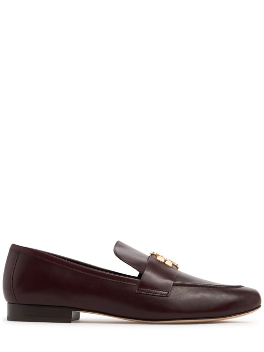 Tory Burch: Mocasines de piel 10mm - women_0 | Luisa Via Roma