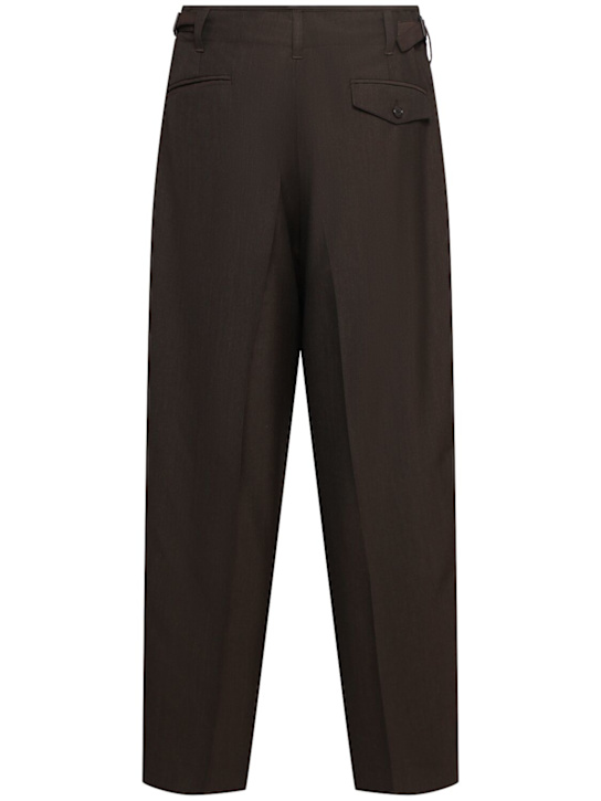 Lemaire: Hose mit Plissees - Dark Espresso M - men_3 | Luisa Via Roma