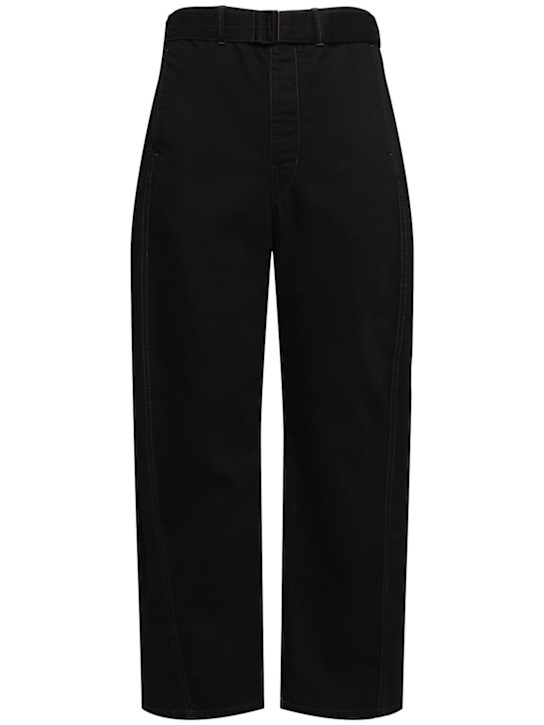Lemaire: Twisted belted pants - men_0 | Luisa Via Roma