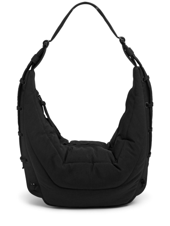 Lemaire: Medium Soft Game nylon shoulder bag - women_0 | Luisa Via Roma