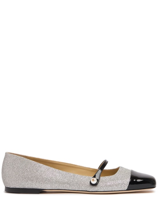 Jimmy Choo: Décolleté Elisa glitter 10mm - women_0 | Luisa Via Roma