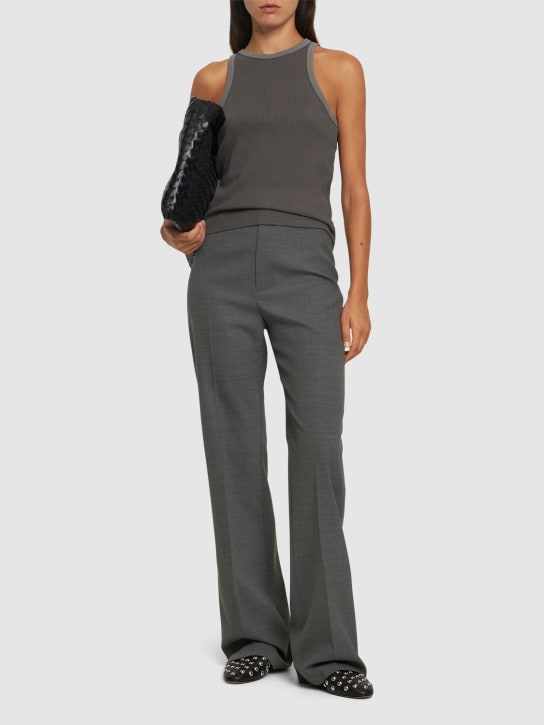 Acne Studios: Eris vintage cotton tank top - Faded Grey - women_1 | Luisa Via Roma