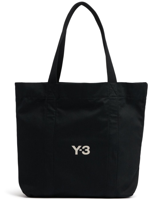 Y-3: Y-3 classic tote - Black - men_0 | Luisa Via Roma