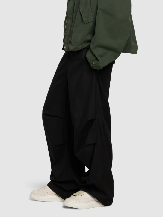 McQueen: Oversized leather sneakers - Off White - men_1 | Luisa Via Roma