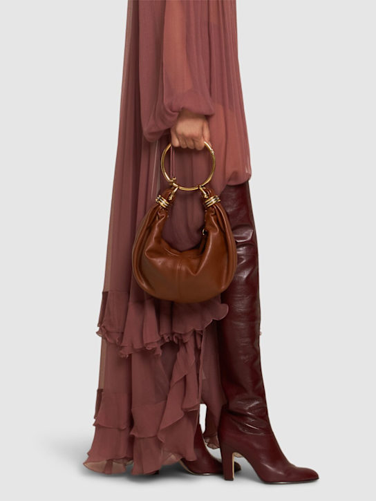 Chloé: Bracelet shiny grained leather bag - women_1 | Luisa Via Roma