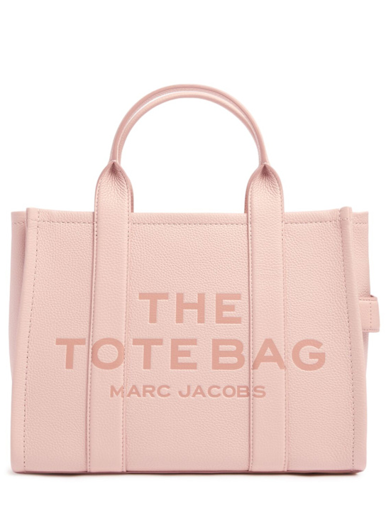 Marc Jacobs: Borsa shopping media in pelle - Rosa - women_0 | Luisa Via Roma