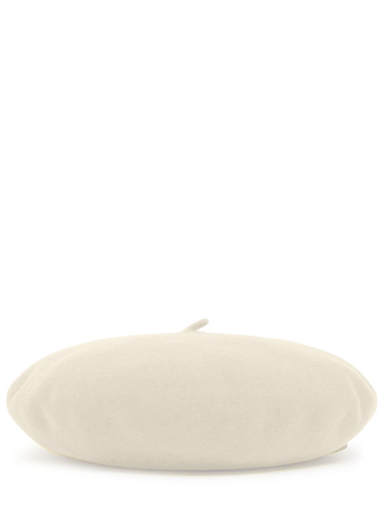 Borsalino: Berretto in feltro di lana - Bianco - women_0 | Luisa Via Roma