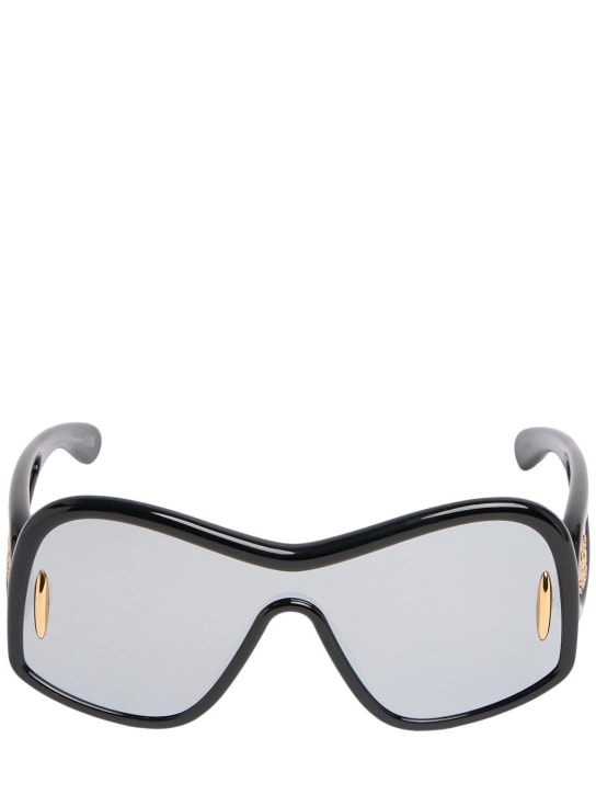 Loewe: Fashion round sunglasses - Black - men_0 | Luisa Via Roma