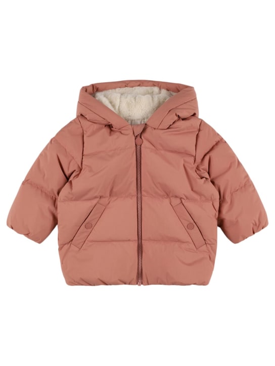 Bonpoint: Gepolsterte Jacke aus Nylon mit Kapuze - kids-girls_0 | Luisa Via Roma