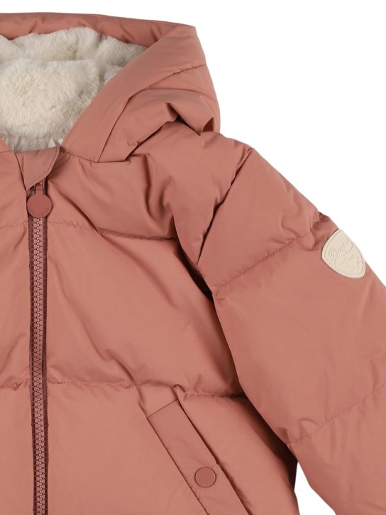 Bonpoint: Gepolsterte Jacke aus Nylon mit Kapuze - kids-girls_1 | Luisa Via Roma