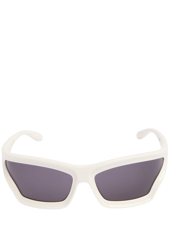 Loewe: Paula's Ibiza mask sunglasses - Ivory/Smoke - women_0 | Luisa Via Roma