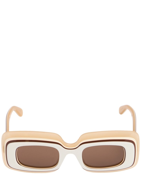 Loewe: Paula's Ibiza Curvy sunglasses - Multi/Brown - women_0 | Luisa Via Roma