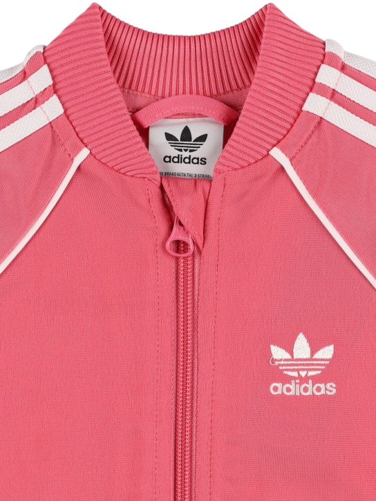 adidas Originals: Giacca e pantaloni in poly riciclato - Rosa - kids-girls_1 | Luisa Via Roma