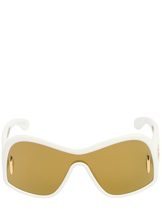 Loewe: Lunettes de soleil rondes Fashion - Mirror Cream - men_0 | Luisa Via Roma