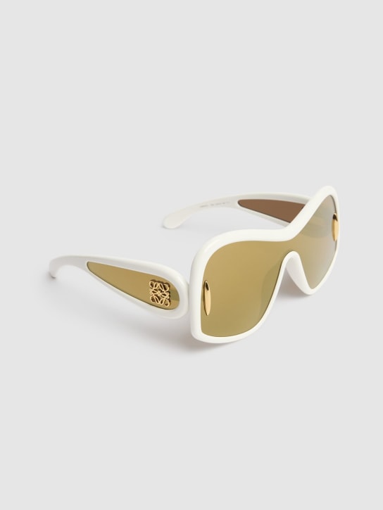 Loewe: Fashion round sunglasses - Mirror Cream - men_1 | Luisa Via Roma