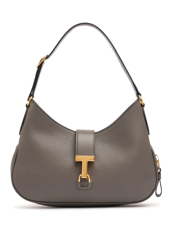 Tom Ford: Medium Monarch grain leather bag - women_0 | Luisa Via Roma