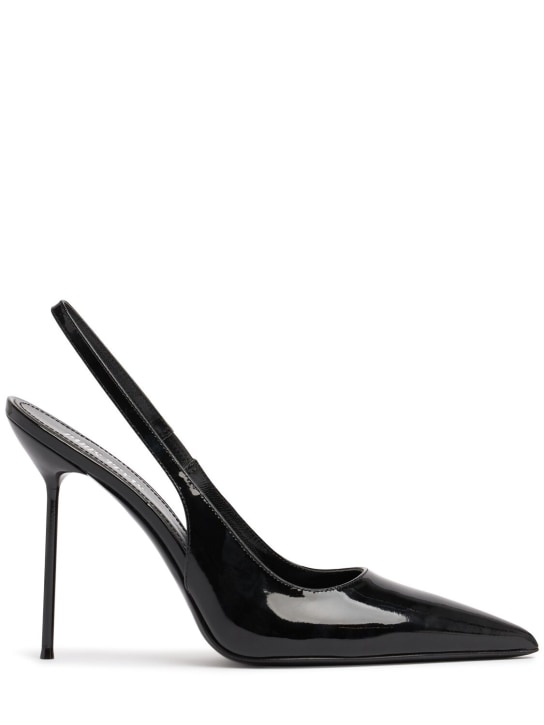 Paris Texas: 105mm Lidia patent leather slingbacks - women_0 | Luisa Via Roma