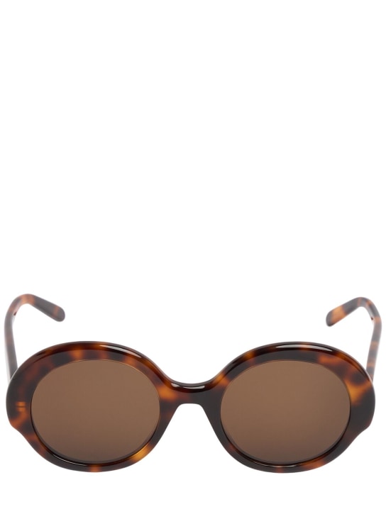 Loewe: Thin curve sunglasses - Dk Havana/Brown - women_0 | Luisa Via Roma