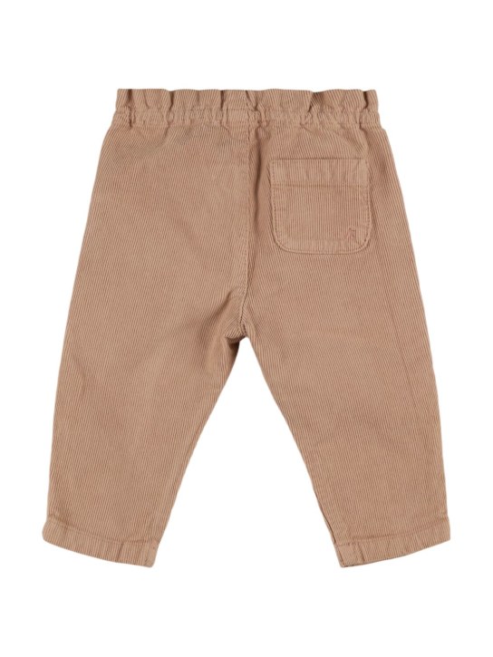 Bonpoint: コットンギャバジンパンツ - kids-girls_1 | Luisa Via Roma