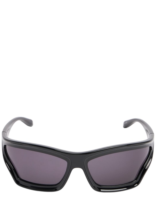 Loewe: Paula's Ibiza mask sunglasses - Black/Smoke - women_0 | Luisa Via Roma