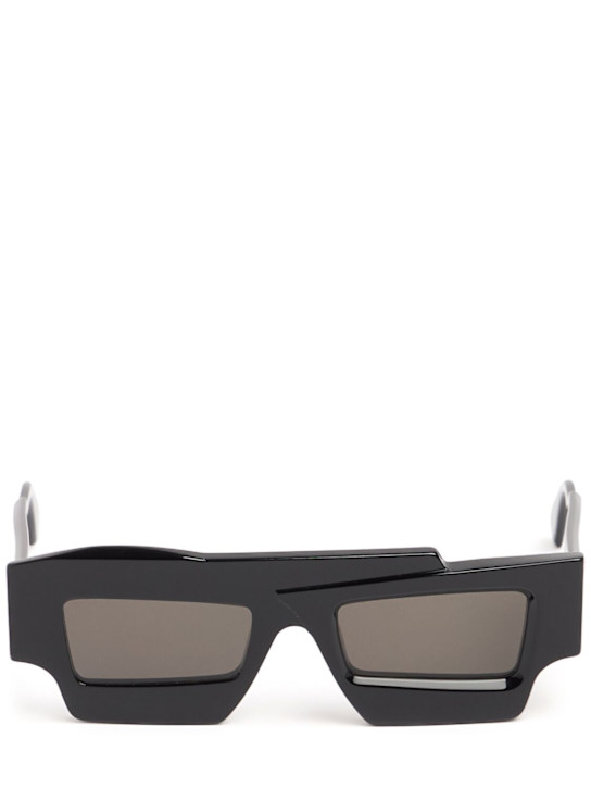 Kuboraum Berlin: X12 square asymmetric acetate sunglasses - men_0 | Luisa Via Roma
