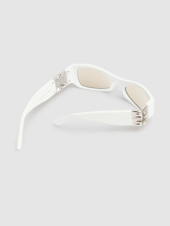 Givenchy: 4G squared sunglasses - White - men_3 | Luisa Via Roma
