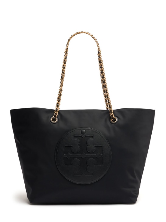 Tory Burch: Ella Chain nylon tote bag - women_0 | Luisa Via Roma