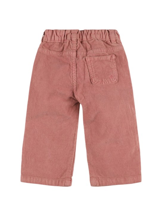 Bonpoint: Pantaloni in gabardina di cotone - Rosa - kids-girls_1 | Luisa Via Roma