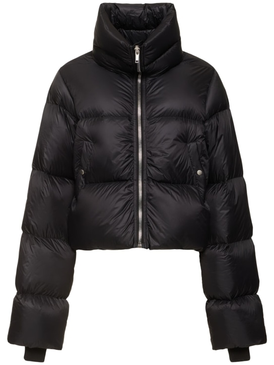 Rick Owens: Turtle nylon down jacket - Black - women_0 | Luisa Via Roma