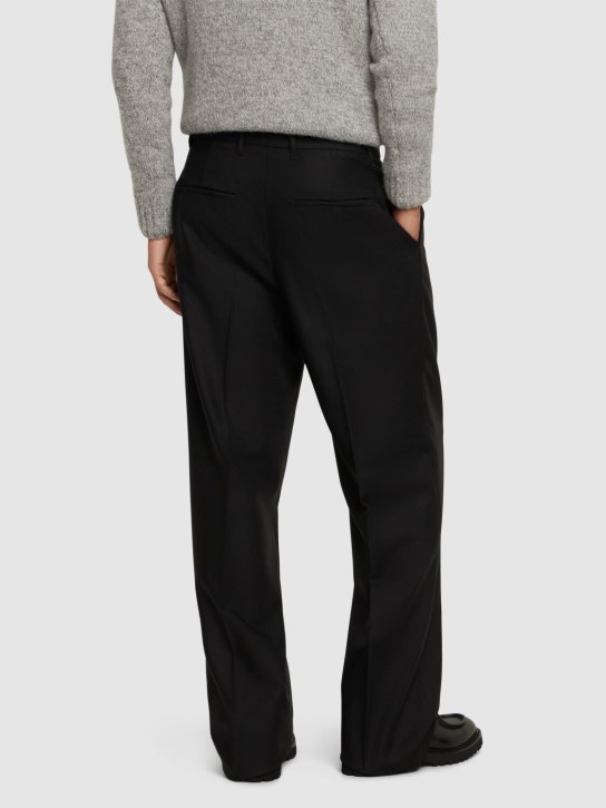 Lardini: Wool & mohair pleated pants - men_2 | Luisa Via Roma