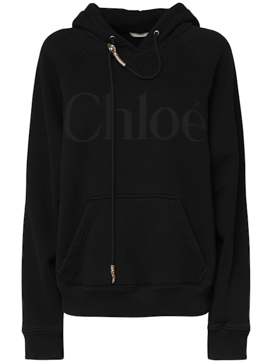 Chloé: Snake Capsule コットンフーディー - women_0 | Luisa Via Roma