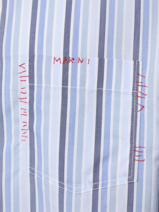 Marni: Hemd aus Bio-Baumwolle mit Streifen - men_3 | Luisa Via Roma