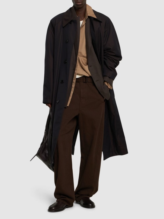 Lemaire: Twisted belted pants - men_1 | Luisa Via Roma