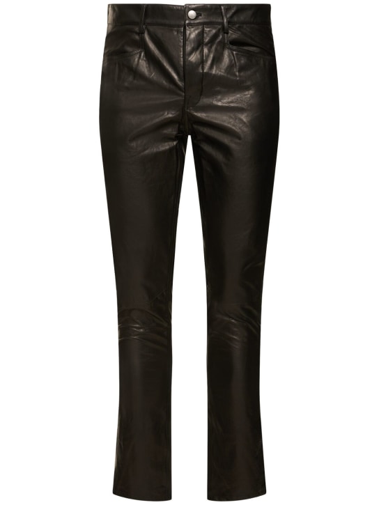 Rick Owens: Tyrone leather pants - men_0 | Luisa Via Roma