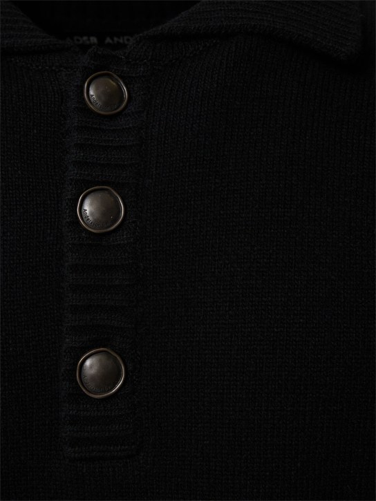 Andersson Bell: Cutout polo sweater - men_3 | Luisa Via Roma