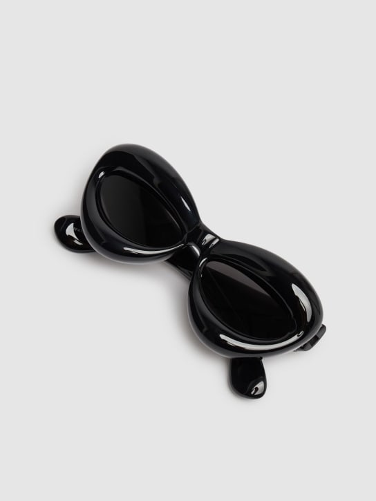 Loewe: Inflated cat-eye sunglasses - Black/Smoke - men_1 | Luisa Via Roma